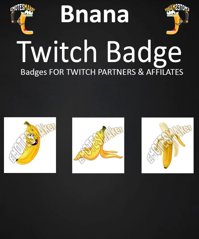 emotes_maker's tweet photo. Banana twitch sub badge
https://t.co/Yd2ZgGOvl7 https://t.co/prSHWc7dGB