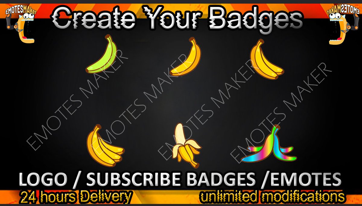 emotes_maker's tweet photo. Banana Twitch Sub Badges
https://t.co/TChZpeYzZR https://t.co/2Via9LRQqQ