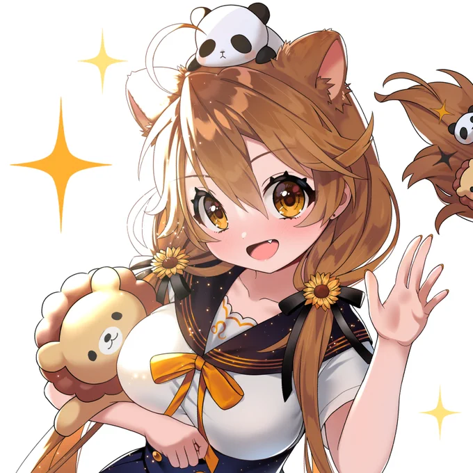 新衣装がとても可愛かったので…!
#レオナアート 