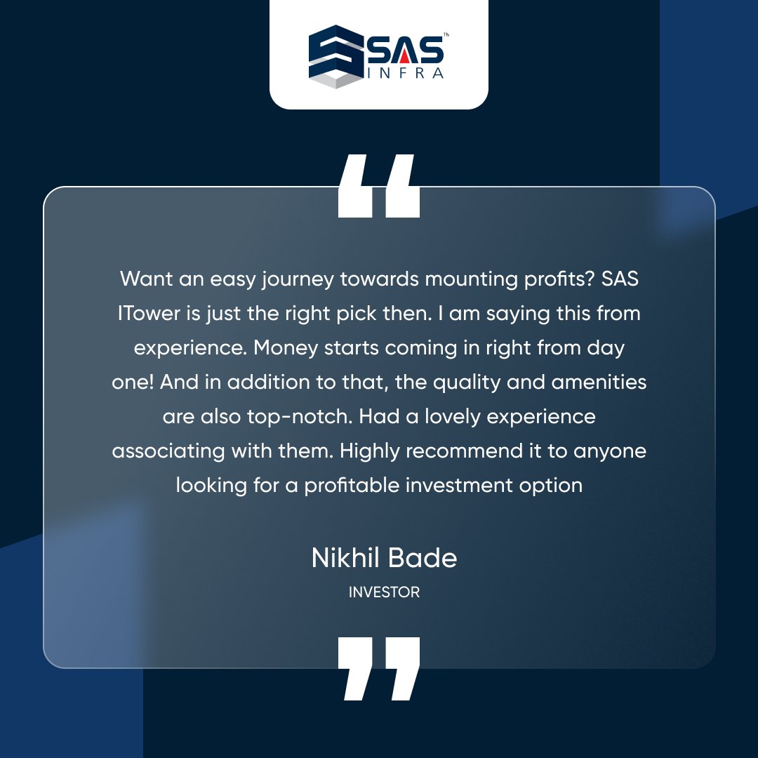 SAS_INFRA's tweet photo. So glad to be a part of people's journey towards profits and success. We hope that we keep learning and doing better in the times to come.
#lovefromclients #clientdiaries #sasinfra #sasitower #hyderabad #propertyinvestor #itower #tallesttowerhyderabad #realestatehyderabad https://t.co/9byex34gmR