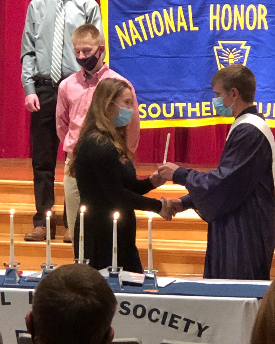 RyleaLynch's tweet photo. NHS Induction!! 

Very honored to be selected to be a part of this group. Hard work pays off, on and off the field! https://t.co/XAtvQngyQv