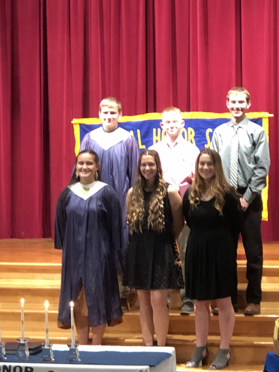 RyleaLynch's tweet photo. NHS Induction!! 

Very honored to be selected to be a part of this group. Hard work pays off, on and off the field! https://t.co/XAtvQngyQv