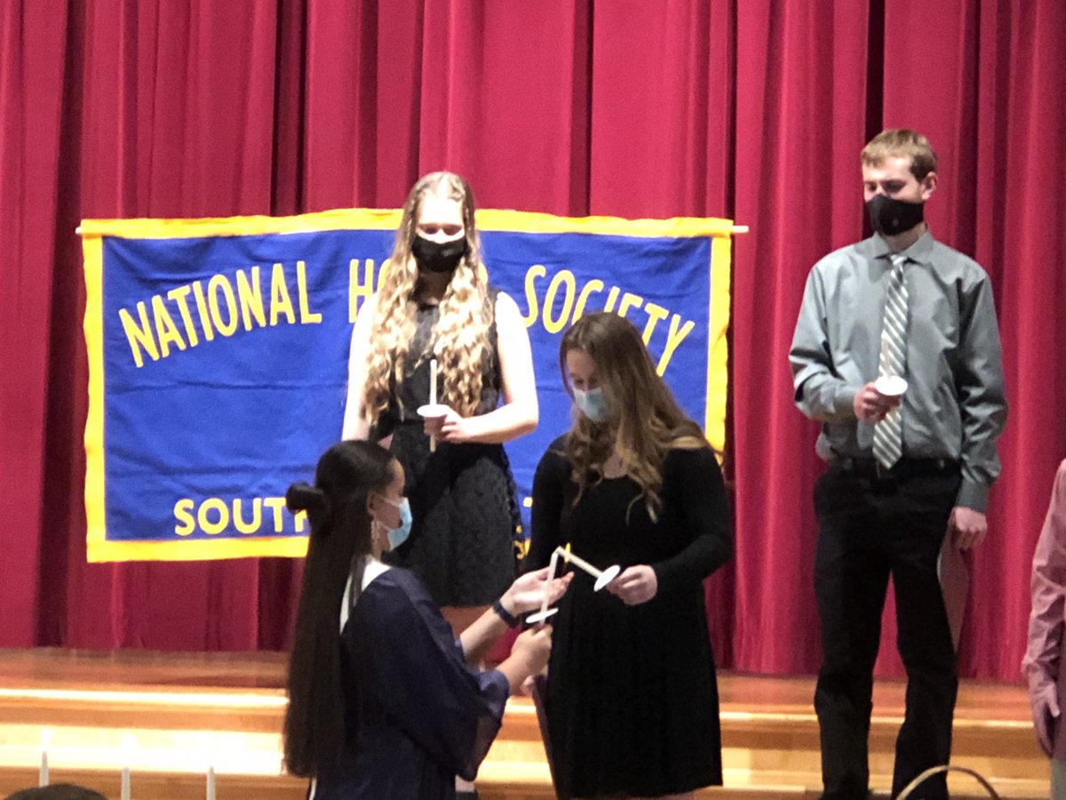 RyleaLynch's tweet photo. NHS Induction!! 

Very honored to be selected to be a part of this group. Hard work pays off, on and off the field! https://t.co/XAtvQngyQv