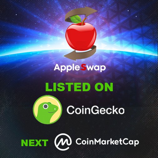 AppleSwapTrade's tweet photo. We are LIVE on CG!

https://t.co/fJXTxOkjQk

#APPLESWAP #SWAP #CHART https://t.co/bvoJAkF5dp