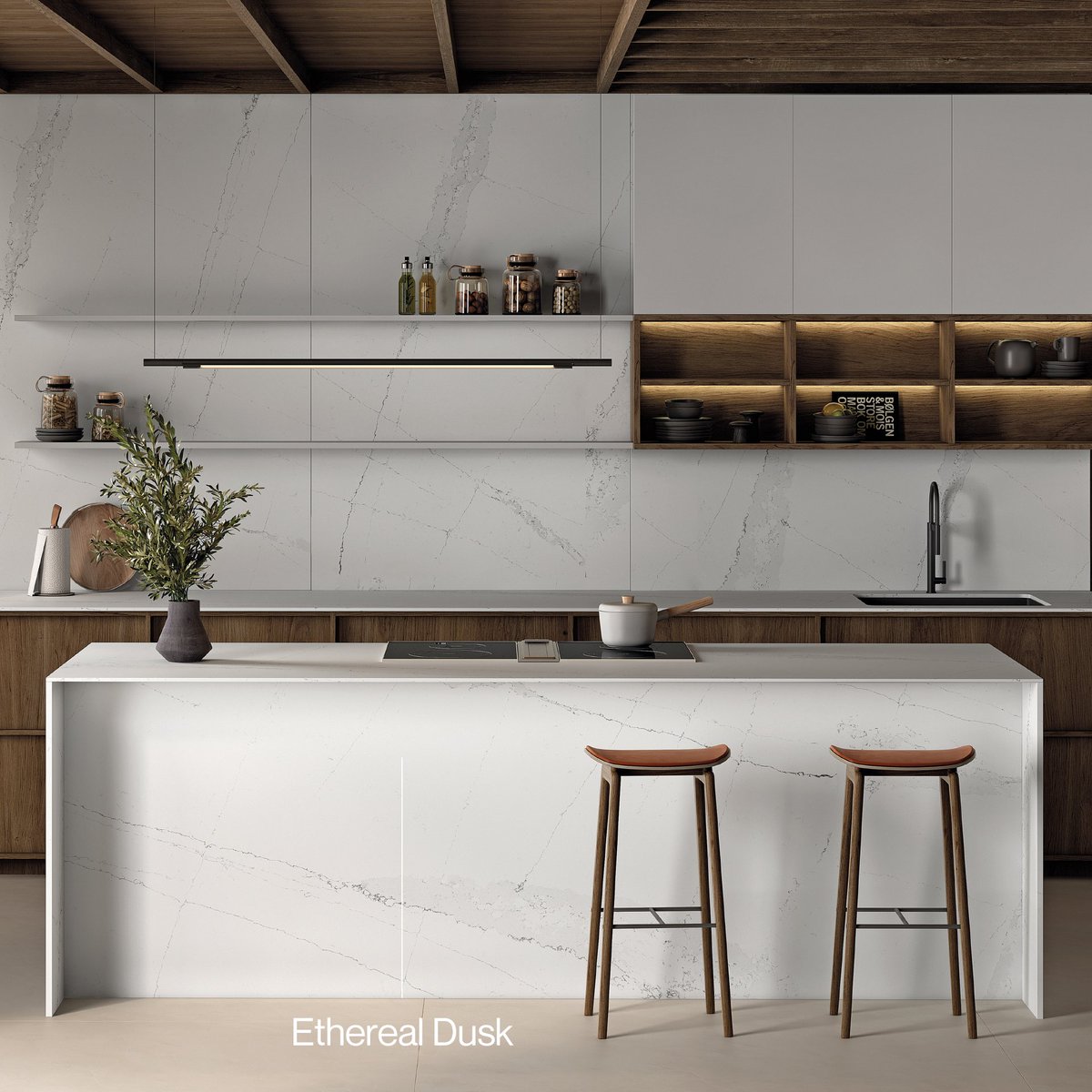 Just as every day is a fresh start, @Silestone Ethereal Dusk creates a fresh, new look for your home. Discover what makes this new shade from our Ethereal collection so unique at bit.ly/3nEQOBU. #SilestoneEthereal #HybriQTechonology