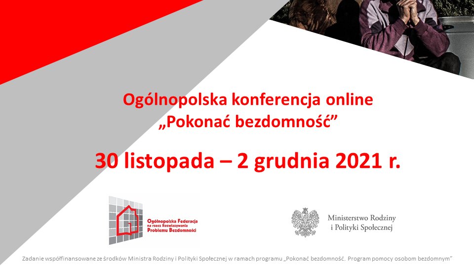 📣 Od jutra przez trzy dni będziemy się spotykać online w ramach konferencji #PokonaćBezdomność 2021‼

Szczegółowe informacje i linki do transmisji YouTube:
sites.google.com/view/bezdomnos…
Zapraszamy!