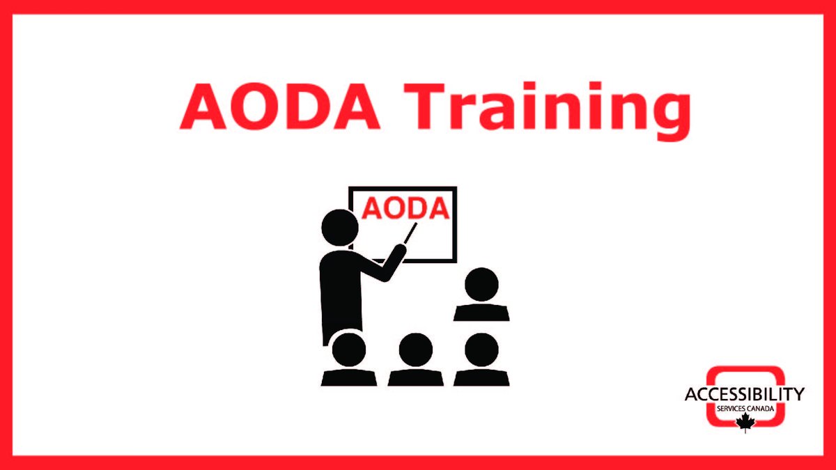 AODAontario's tweet image. Need to meet your Accessibility for Ontarians with Disabilities Act (AODA) training requirements? 

We offer an interactive training course that can be uploaded to your company’s own Learning Management System (LMS)! 

ed.gr/drslp   

#AODA #AccessibleOntario