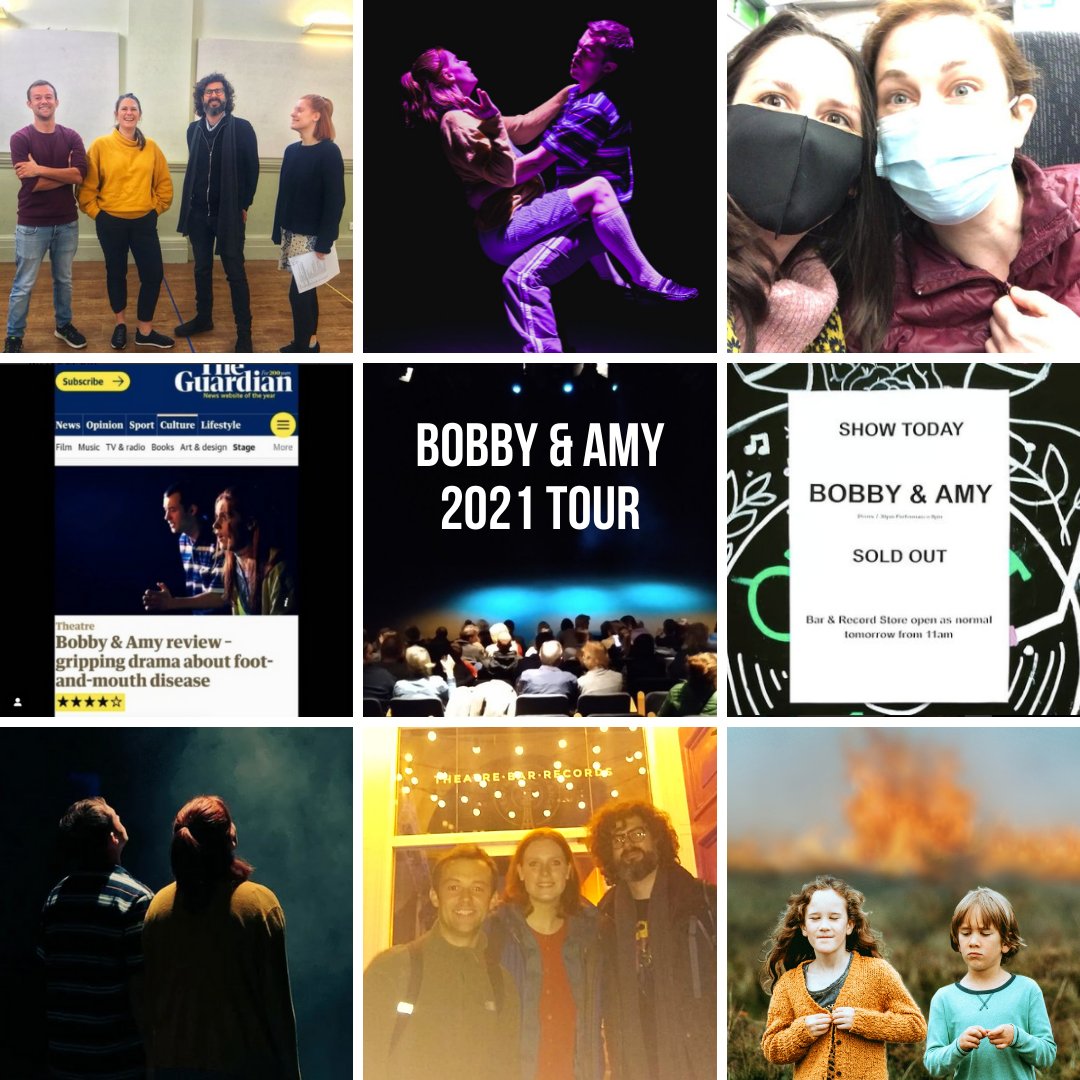 bobbyandamyplay's tweet photo. Bobby &amp; Amy 2021 Tour has come to end! 🍾🐄 
After 18 performances at 17 different theatres across South East England, the costumes are heading back to storage, the #BobbyAndAmy team are having a proper rest, and all 21 characters return to script pages...
1/5 https://t.co/SwPa6fjgrh