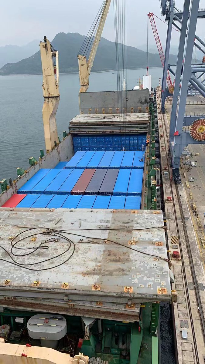 CoscharteringUK's tweet photo. Full containers loaded in a #MPP ship. From China to Teesport UK. Take a look at a successful solution by #Coscoshipping UK for our valuable client and thanks for support and trust in specialized services. Bon Voyage ! https://t.co/EaUkfm8bAr