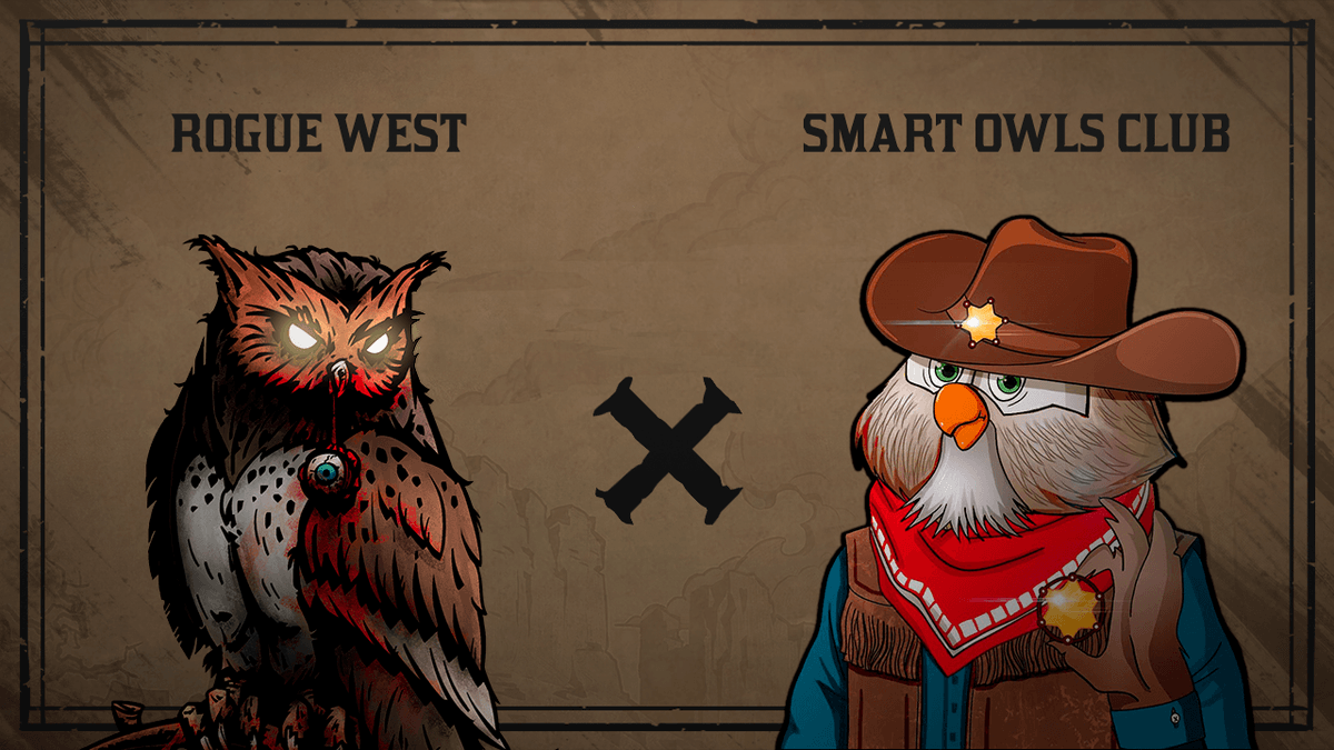 GameLibertyDev's tweet photo. Hello #NFTCommunnity! We are launching giveaway with our partners from SmartOwlsClub!

1. Follow @RogueWestNFT and @SmartOwlsClub
2. Like
3. Tag 2 friends
4. RT

#NFTGiveaway ends on December 4!

2 #NFTs to win: https://t.co/4JqEFFKRTg

#NFT #NFTGiveaways #NFTcollectibles https://t.co/8kfnSx68jj