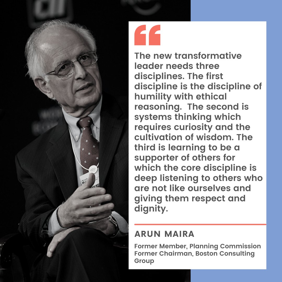 Aritra_org's tweet photo. Arun Maira shared his perspectives on the skills required to build future- readiness for social sector leaders 
#aritraleadershipacceleratorprogram #socialimpact #ngoleadership #leadership #resilience #futureready https://t.co/odNld87XNM