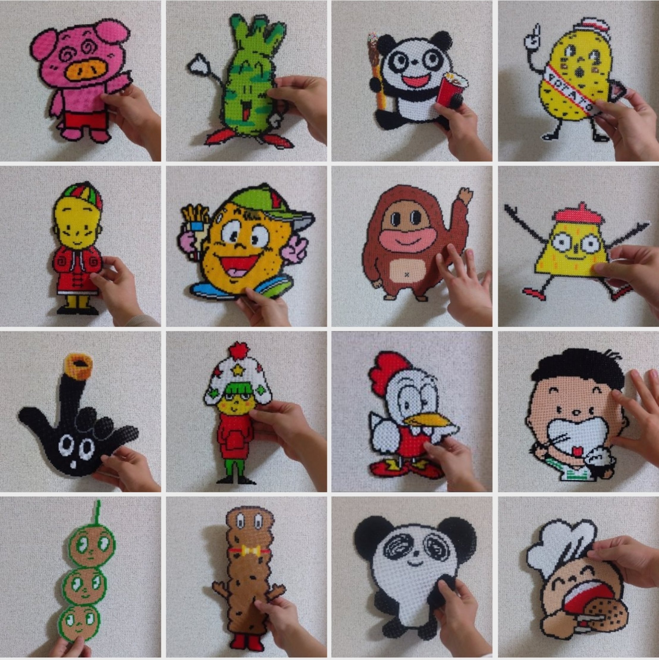 ユズカ Rt Xqzda8m0llndcie 食べ物系 お菓子 キャラクター 色々まとめてみました O 作るの楽しい 次はどのキャラを作ろうかなぁ アイロンビーズ キャラクター ハンドメイド T Co Ytomava1gk Twitter