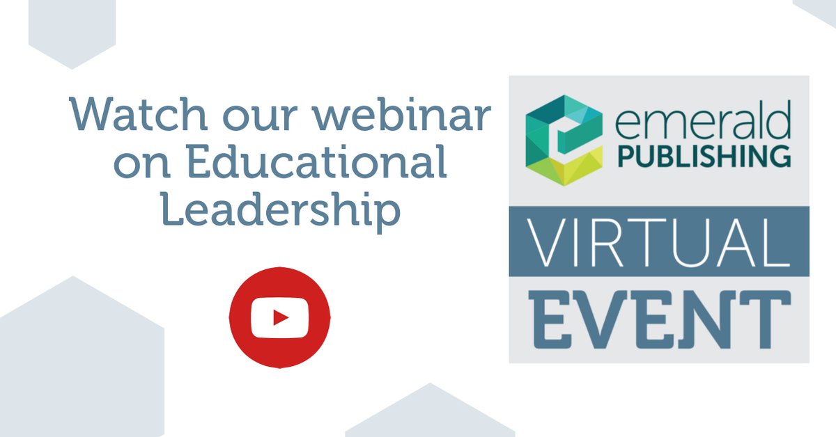 Emerald Quality Education (@emeraldedu) on Twitter photo Did you miss our Educational Leadership Webinar last week?
You can now watch the recording here youtu.be/n5u0fYXXQ7c
@FarrarMaggie <a href="/Rowland1Helen/">Helen Rowland</a> <a href="/marieclaire78/">Marie-Claire</a> <a href="/Kimchadwick14/">Kim Chadwick</a> #EducationalLeadership #EduChat Did you miss our Educational Leadership Webinar last week?
You can now watch the recording here youtu.be/n5u0fYXXQ7c
@FarrarMaggie <a href="/Rowland1Helen/">Helen Rowland</a> <a href="/marieclaire78/">Marie-Claire</a> <a href="/Kimchadwick14/">Kim Chadwick</a> #EducationalLeadership #EduChat