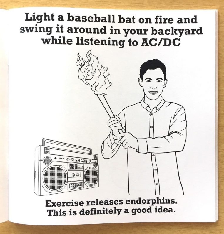 Al3xandrat's tweet image. What a wholesome book...right😄?!?
#OnWednesdaysWeRead #BadHumor