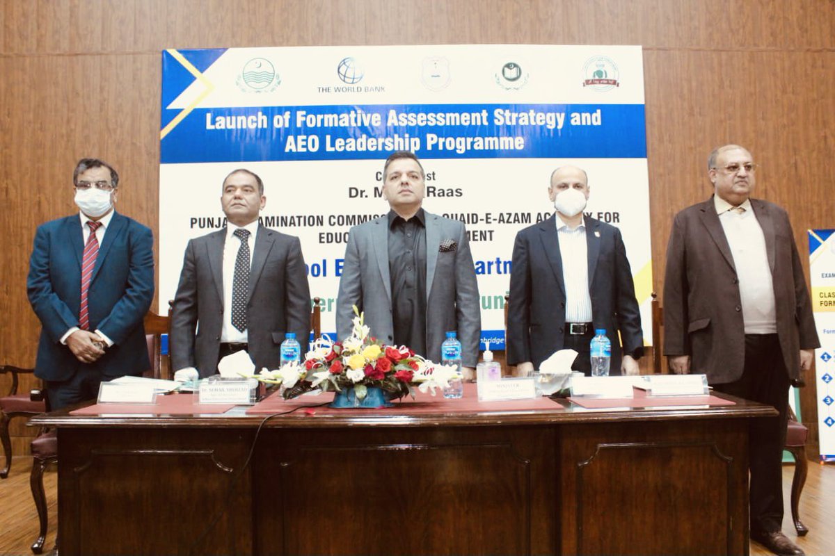 MuradRaasMR's tweet photo. Launched Formative Assessment Policy &amp; AEO Leadership Programme. It targets professional development, capacity building &amp; support for better job performance. Expect more digital tools from us as we continue modernizing the SED. Great job done by PEC, QAED &amp; PESP III. Team effort. https://t.co/OJHXNyQ8d6