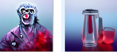 My super intense <a href="/ZombieApeClub/">ZombieApeClub</a> turned to a tea set or sangria by <a href="/SOLParasitesNFT/">Parasites</a>. So chill #SolanaNFTs #SolanaNFT #NFTCommunity