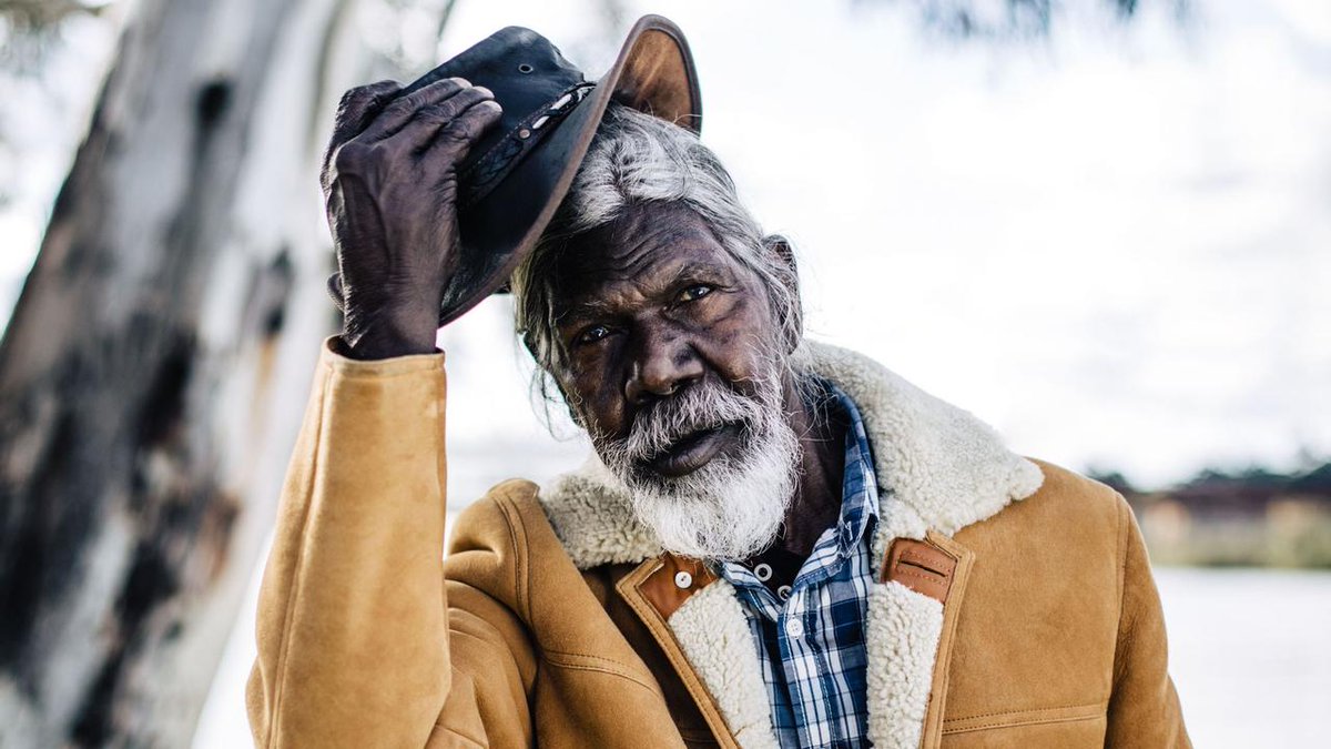 DrElizabethGran's tweet photo. Safe onward journey. We have lost a treasure in Mr David #Gulpilil Ridjimiraril Dalaithngu AM 's passing tonight. Thinking of Phoebe, Mary and extended family. Softly, softly and #thankyou. 
Image &amp; name approved by family. https://t.co/25qowipCYr