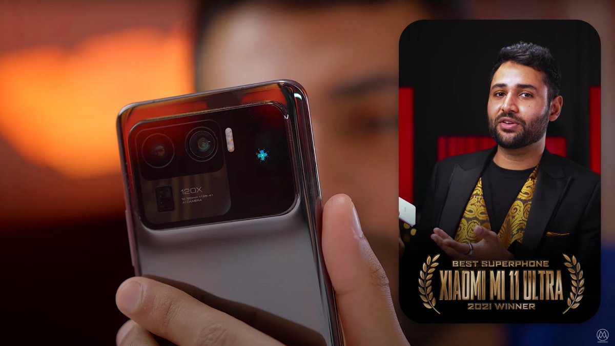Xiaomi's tweet photo. We are honored to share with you that our very own #Mi11Ultra has been crowned Best Superphone 2021 by @Mrwhosetheboss! #TheDirectorsCut 

RT if you think it deserves this title! 🎉 https://t.co/enUzymDLQA