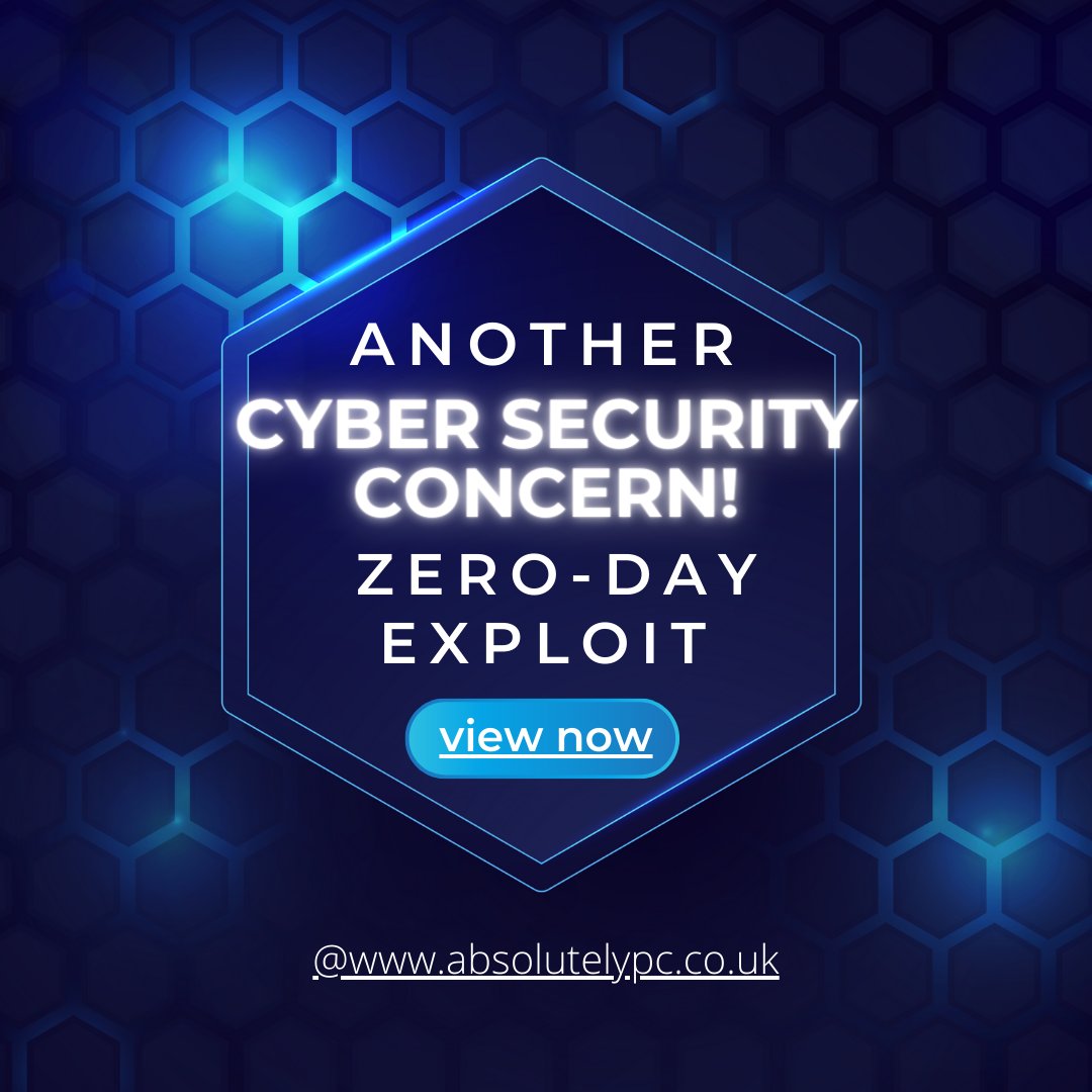AbsolutelyPC's tweet image. Windows has another vulnerability that has not been fixed by Microsoft yet, this means your computer is a target for hackers.

See our article for the top 10 ways to proactively protect your business.

absolutelypc.co.uk/another-cyber-…