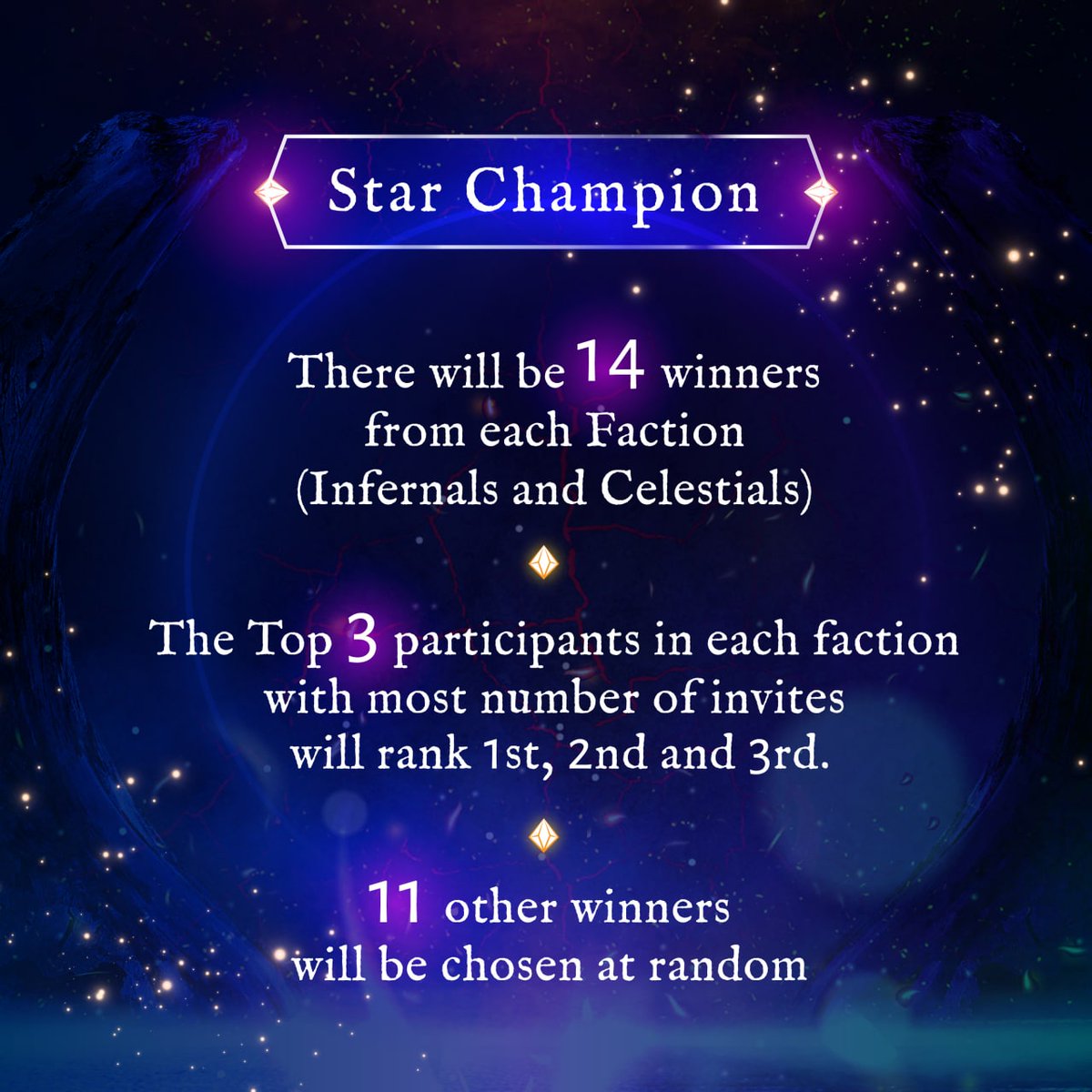 ✨To choose a faction means to choose your destiny.

⚔️Are you going to shine with the Celestials🌀or rule with the Infernals🔥?

👾Choose your destiny and read about our Discord Exclusive Faction Contest here:
dreamsquestnft.medium.com/dreams-quest-d…

🔮Your faith awaits.

#Celestials #Infernals