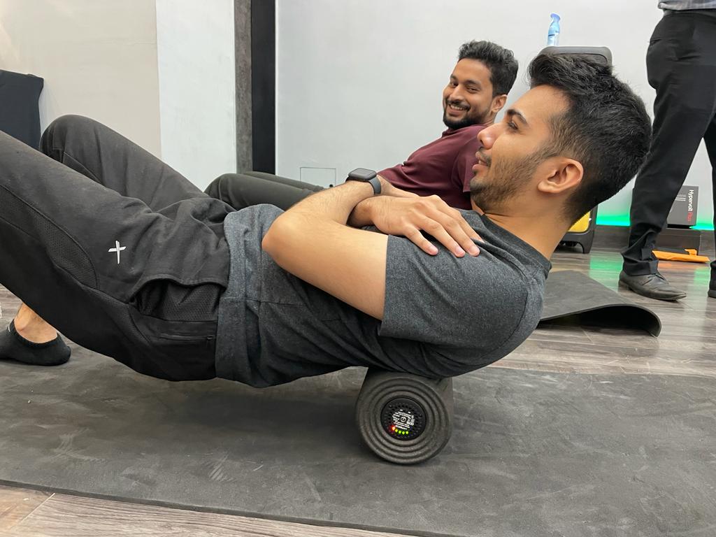 creativenewtech's tweet image. First ever @Hyperice Mobility Workshop conducted by Umar Bajaria at DDS Production Studio - Mumbai with more than 20 participants in this demonstration. 

Some glimpse of gears demonstrated: 
#Hypervolt Range 
#Normatec2 
#Hypersphere 
#Vyper2