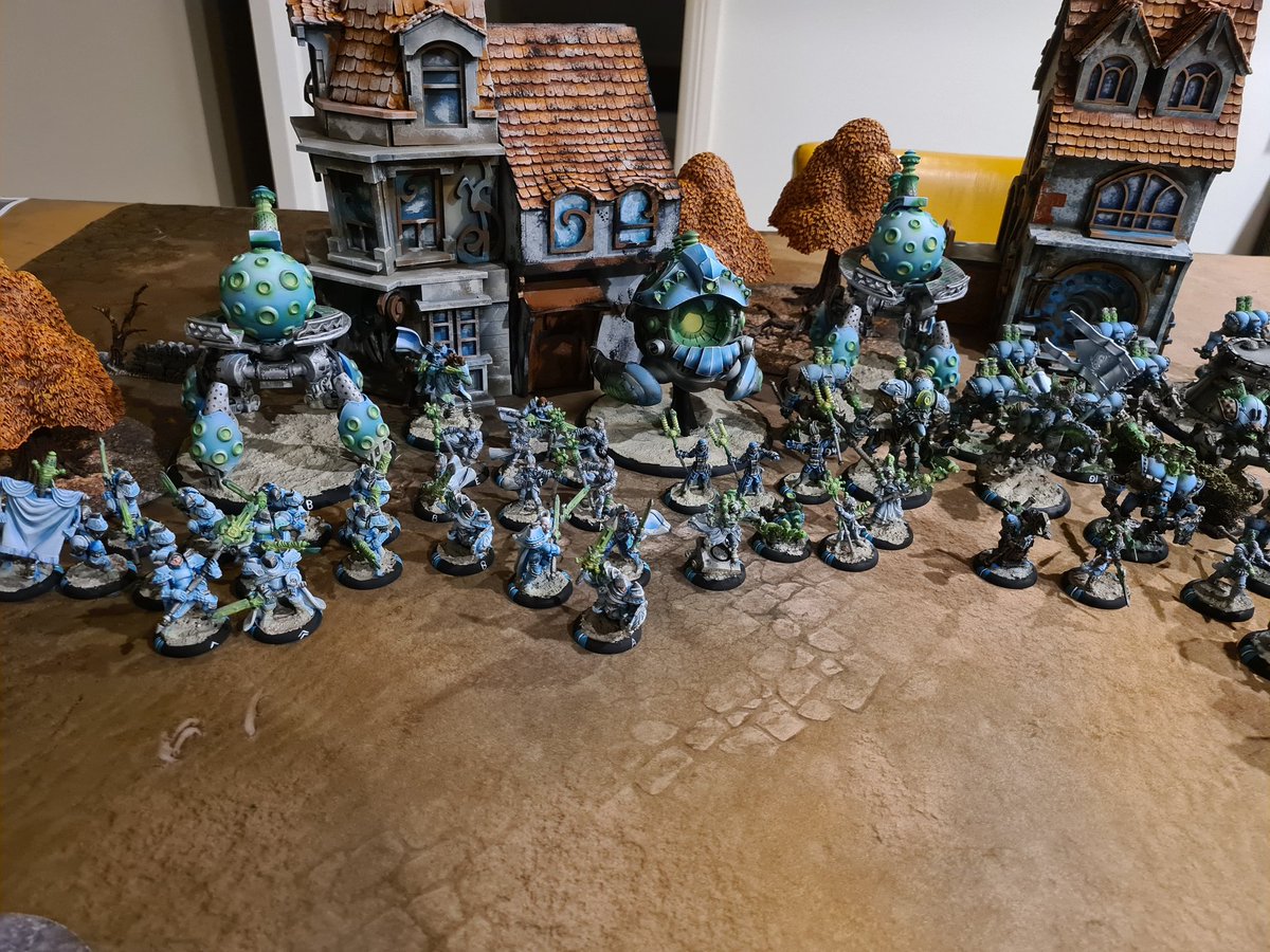 gigantorjosh's tweet image. Okay so I've been painting a bit this month. 
It's all just to an okay table standard but I've been quite happy with my production rates this month while working.
#cygnar #warmachine #hordes #warmahordes #Minions #circleorboros
