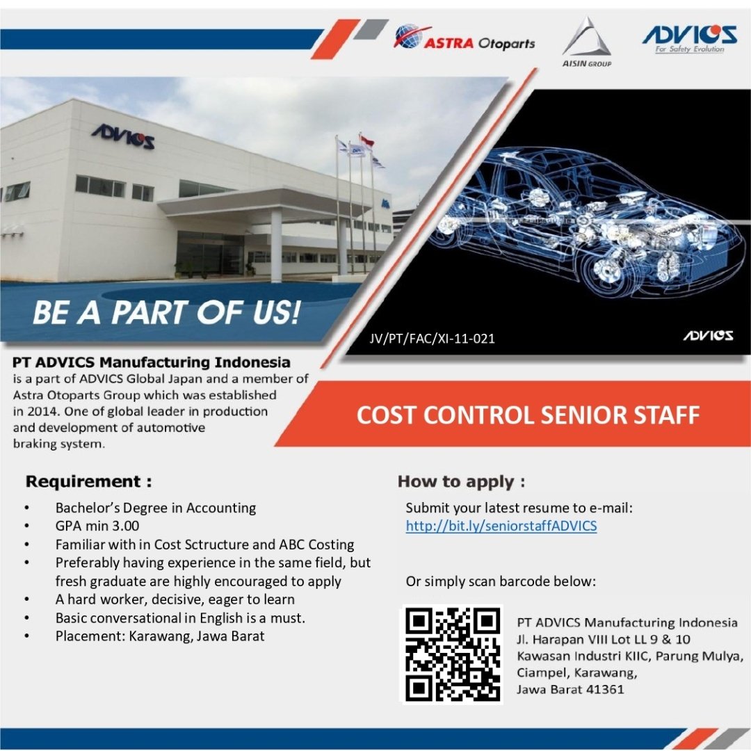 msjonesdarcy's tweet photo. Haloo kantorku lg ada vacant position nihh, boleh yang tertarik bisa kirim CV ke link tertera yaaa
https://t.co/cC0geIdRSi
#peopledevelopment #hrsupervisor #costcontrol #it
@hrdbacot @mas_recruiter https://t.co/9EXfyEY4bq