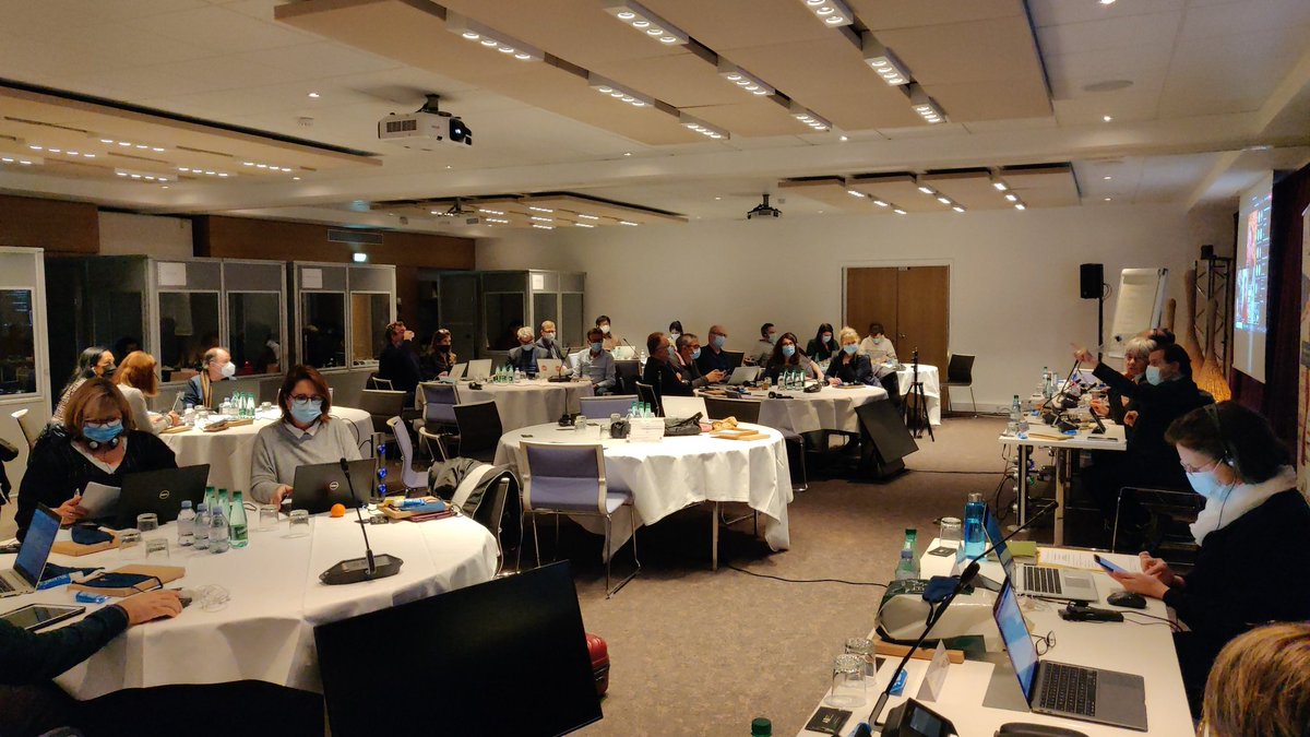 axa_ewc's tweet photo. Beginning of the 2021 November AXA EWC plenary meeting in hybrid mode #LTAXAEWC https://t.co/xFoRFZjOF1