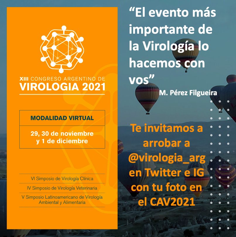Ya arrancó el CAV2021. ¡Te invitamos a arrobarnos acá o en Instagram con tu foto en el CAV!