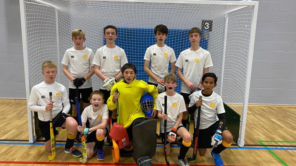 QEGSHOCKEY's tweet photo. Our U14s are through to round 2 of the National Indoor Hockey championship after defeating Hall Cross school 4-3 🏆✨

Goals from B Child (2) S Allott (1) A Kilner (1) were enough to secure a place in the next round on 9th Dec 👏

Watch this space for details👀 https://t.co/HUCsp10wtO
