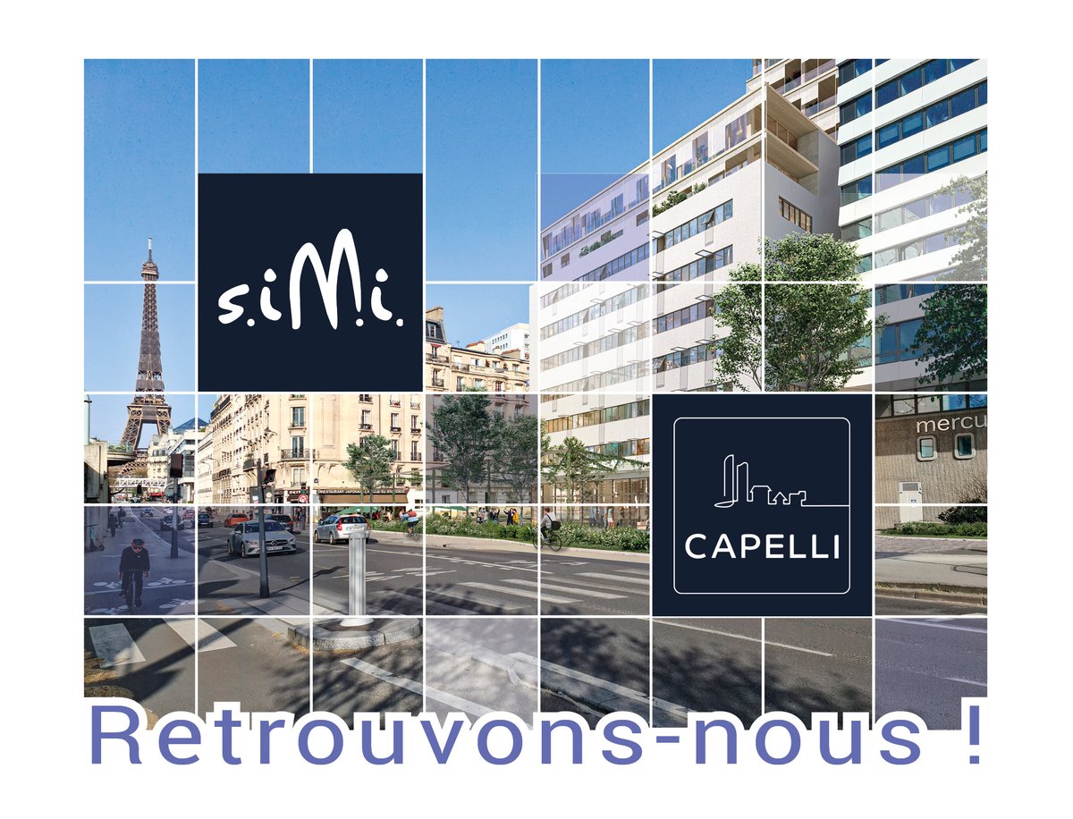 Le Groupe <a href="/Capelli_Immo/">Capelli Immobilier</a> sera présent au <a href="/salonsimi/">Salon SIMI</a> 2021. Venez nous retrouver les 8, 9 et 10 décembre prochains, au palais des congrès de Paris.👉 Stand Capelli D02- Niveau 1 salonsimi.com #Salon #Immobilier #Logements #PromoteurImmobilier #capelli