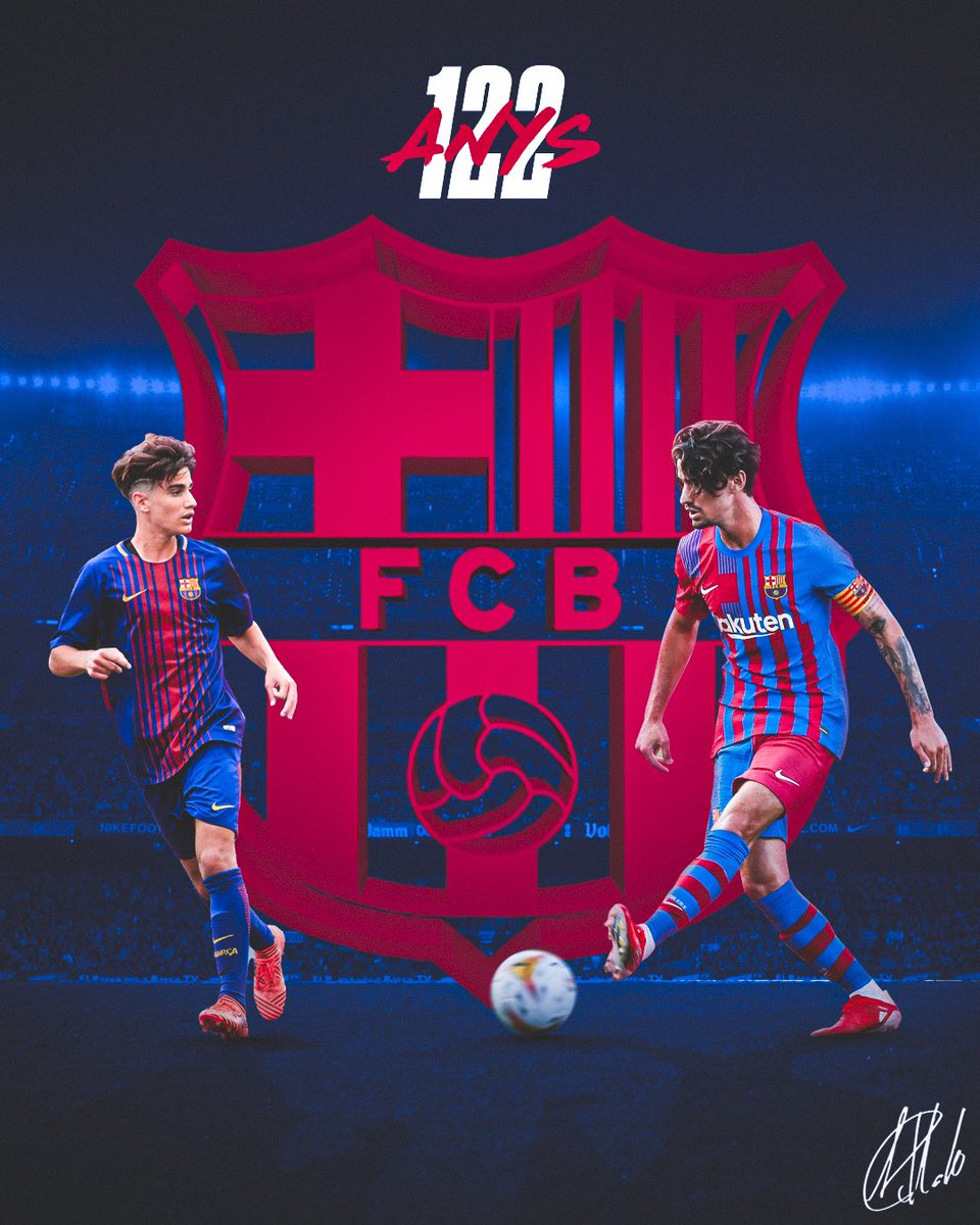 AlexCollado_'s tweet photo. 122 anys d’història 🎂💙❤️ Moltes felicitats, @FCBarcelona! https://t.co/avYj8MRryg