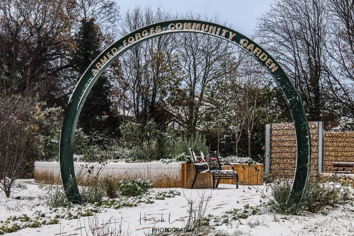 LoveSolihull's tweet photo. How magical is the Armed Forces Community Garden in the snow?

Images by: Hannah Harvey  

#PlantingOurFuture #ArmedForcesCommunityGarden #PlantingForOurFuture #NationalTreeWeek #photography #Solihull #NationalTreeWeek https://t.co/zTOfuf7cYn