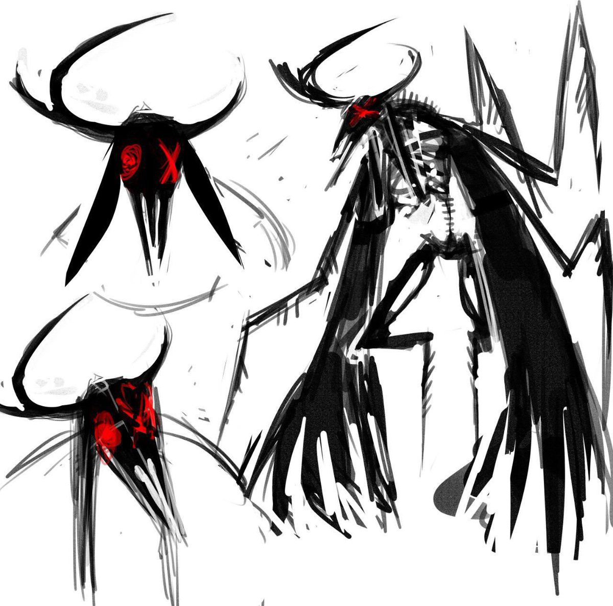 tvmanhorrorgame's tweet photo. Sketches for our new characters in #MonsterInYou #gamedev #indiedev #indiegame https://t.co/4k6cFTCpA5