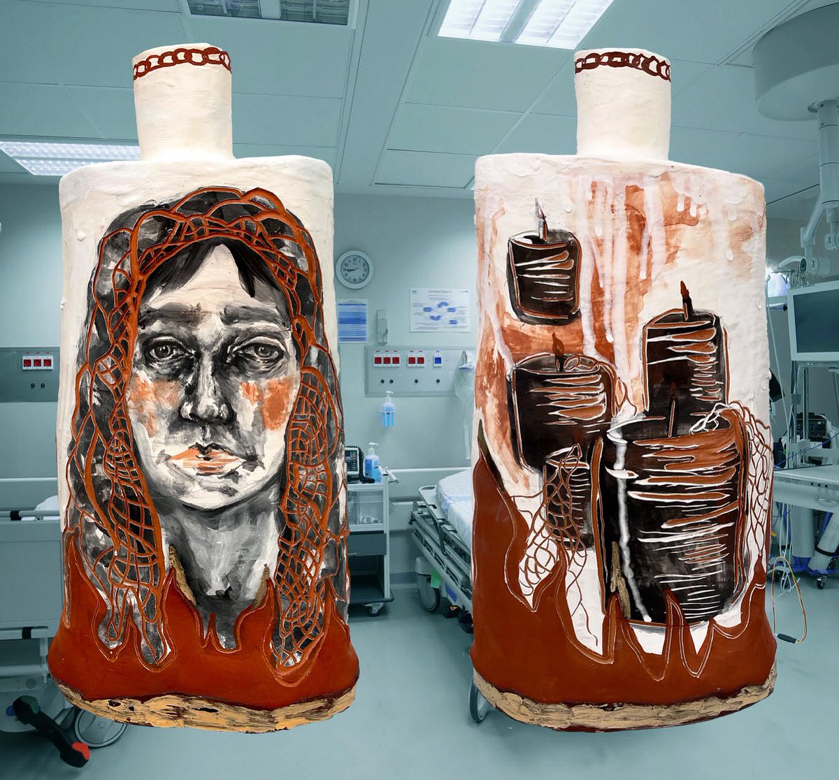 missingmaxpie's tweet photo. Ceramic altar vessel :0000000 https://t.co/xRTMJk9Abb