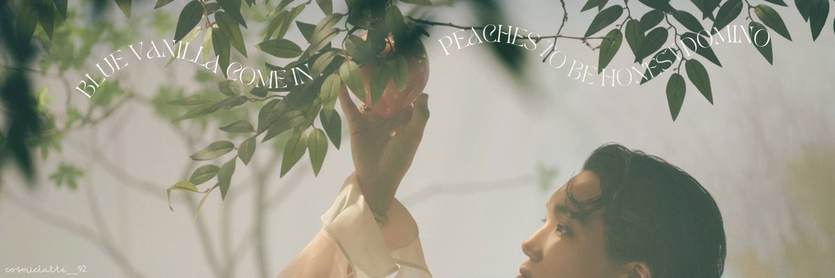 cosmiclatte__92's tweet photo. EXO // Header Twitter — Peaches Tracklist
#EXO #KAI #PEACHES
#PEACHESTRACKLIST
#HeaderTwitter https://t.co/5BBPICsVou