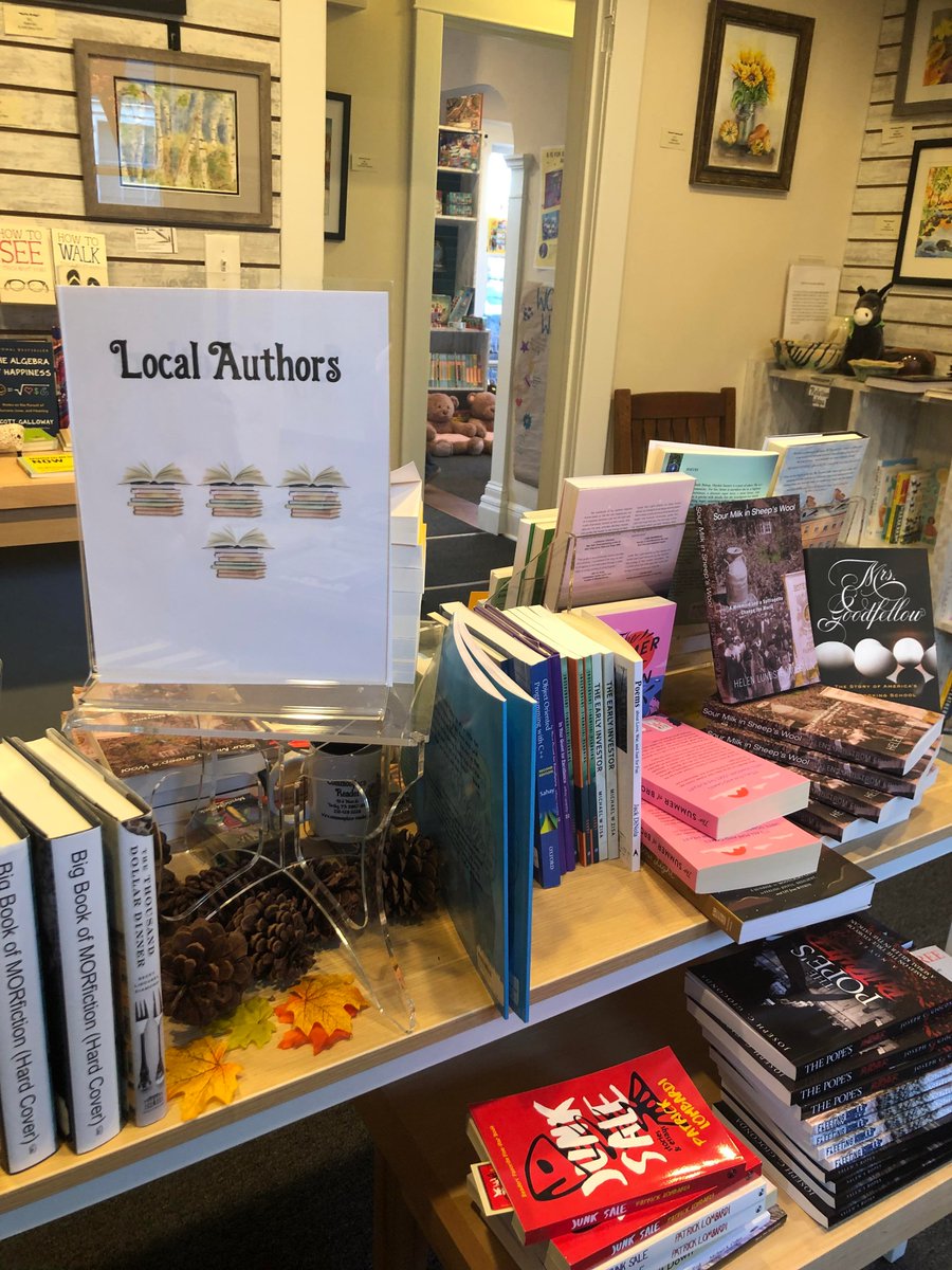 Helensbooks's tweet photo. I had a wonderful visit at the #CommonplaceReader bookstore in Yardley, PA where my novel Sour Milk in Sheep's Wool is sold. #writerslife #historicalfiction #localbookstore #independentbookstore https://t.co/d36IxpAGAO