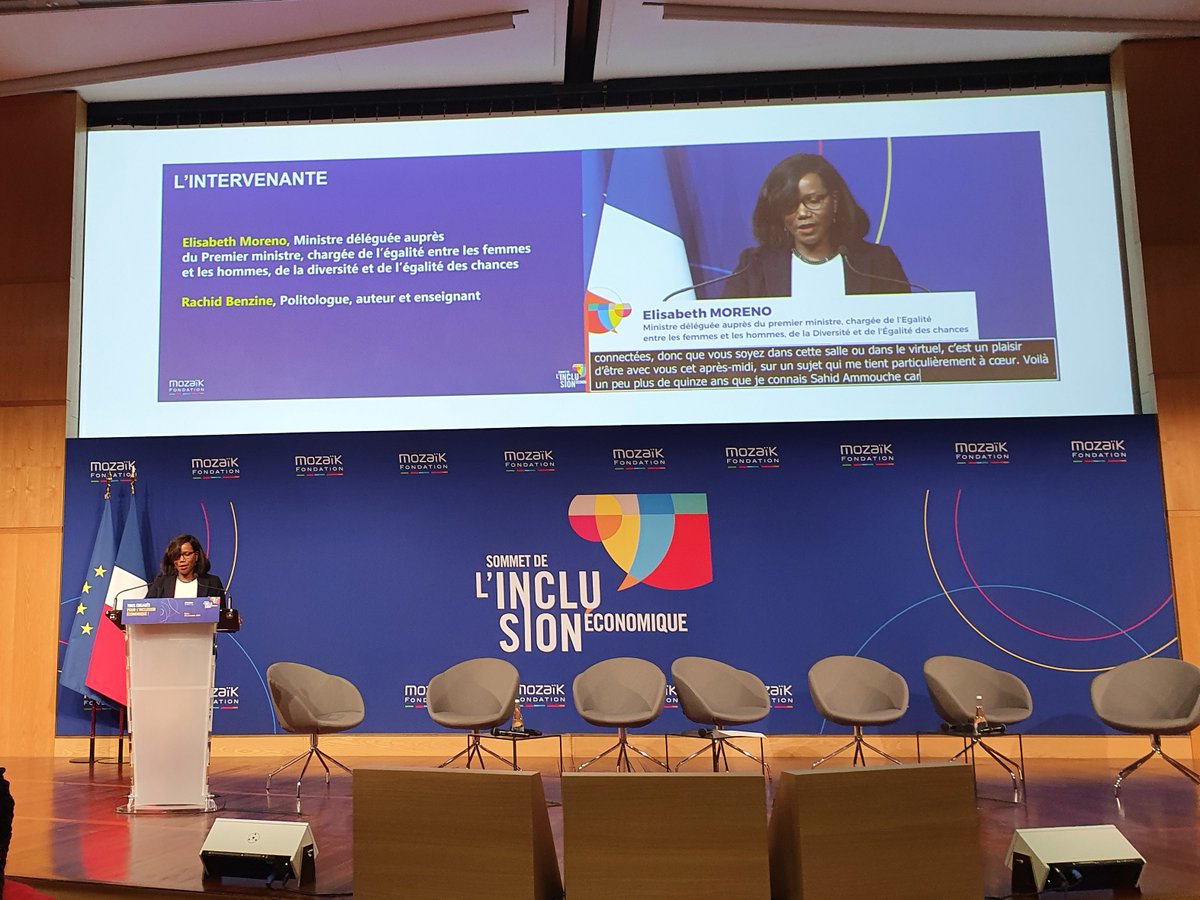 #SIE2021 🔴 un discours marquant d'<a href="/1ElisaMoreno/">Élisabeth Moreno</a>
 sur l’égalité des chances et des talents au #SommetInclusionEconomique !