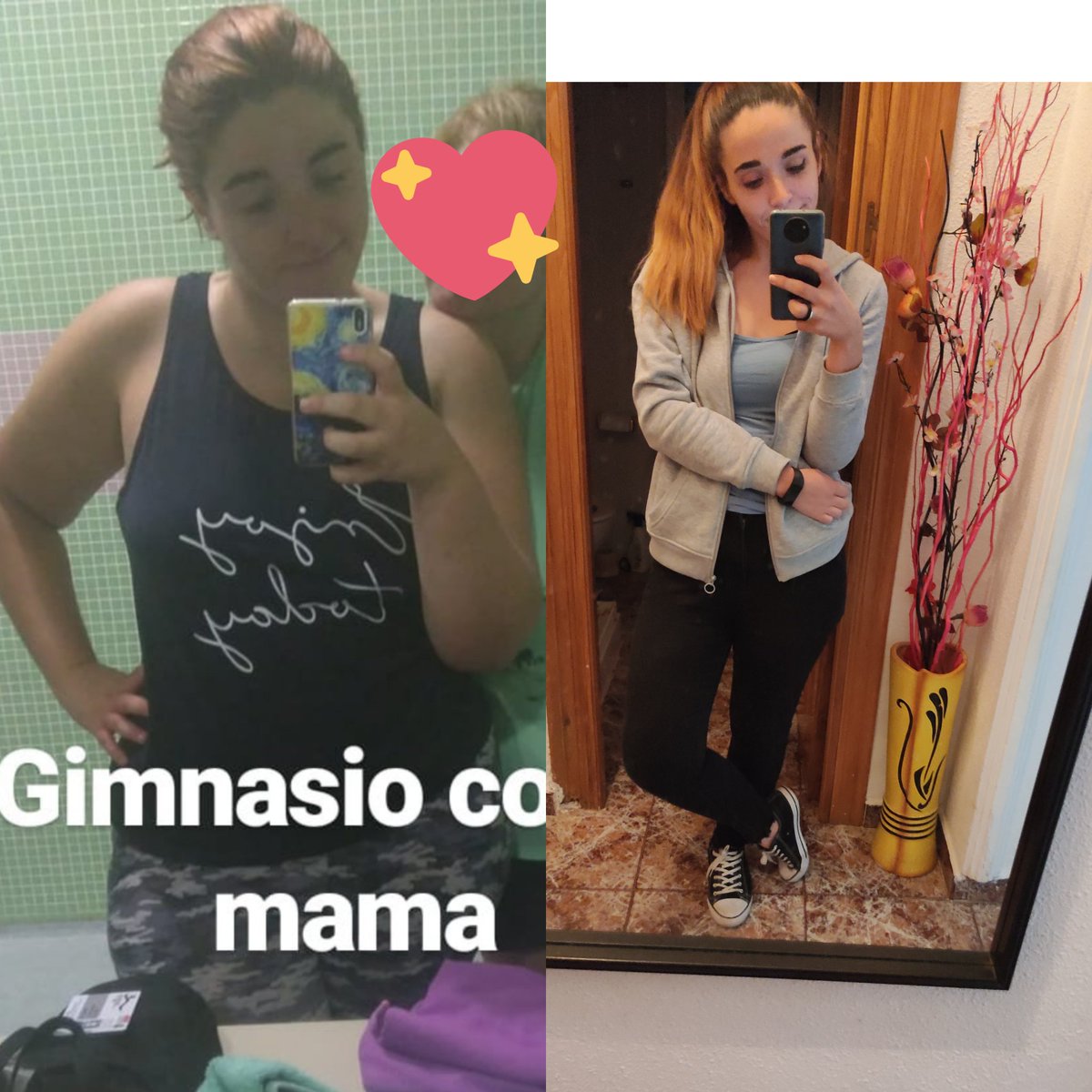 cazmar_im's tweet photo. Una de 2018, otra de ahora. Poco a poco se van cumpliendo objetivos físicos y sobre todo mentales https://t.co/L40eSRKaxk