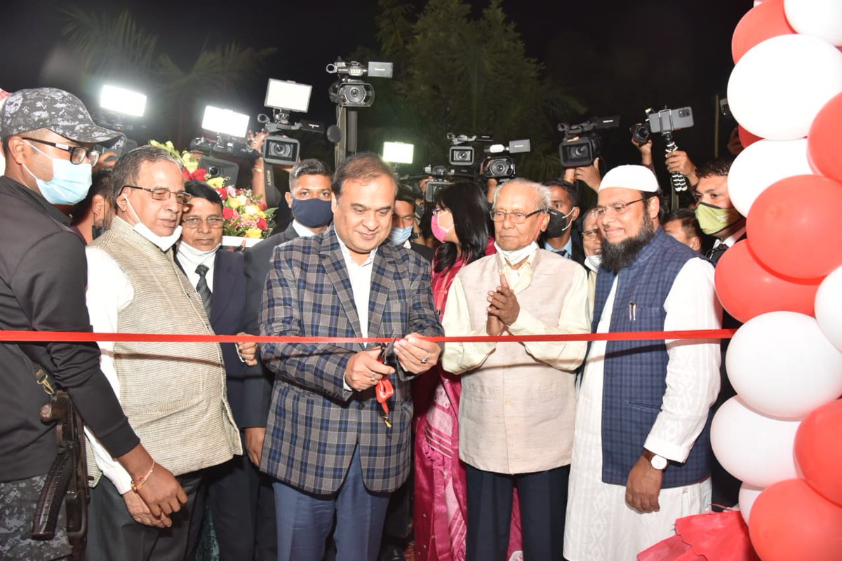 himantabiswa's tweet photo. Attended 11th Foundation Day Program of Udayachal at USTM Auditorium in Ghy with wife Smt @rinikibsharma &amp; Min Sri @Pijush_hazarika. The organisation works towards uplift of Divyang &amp; assimilating them into the mainstream. Also inaugurated Srimanta Sankardeva Block of USTM &amp; gym. https://t.co/ndtn0N4Z98