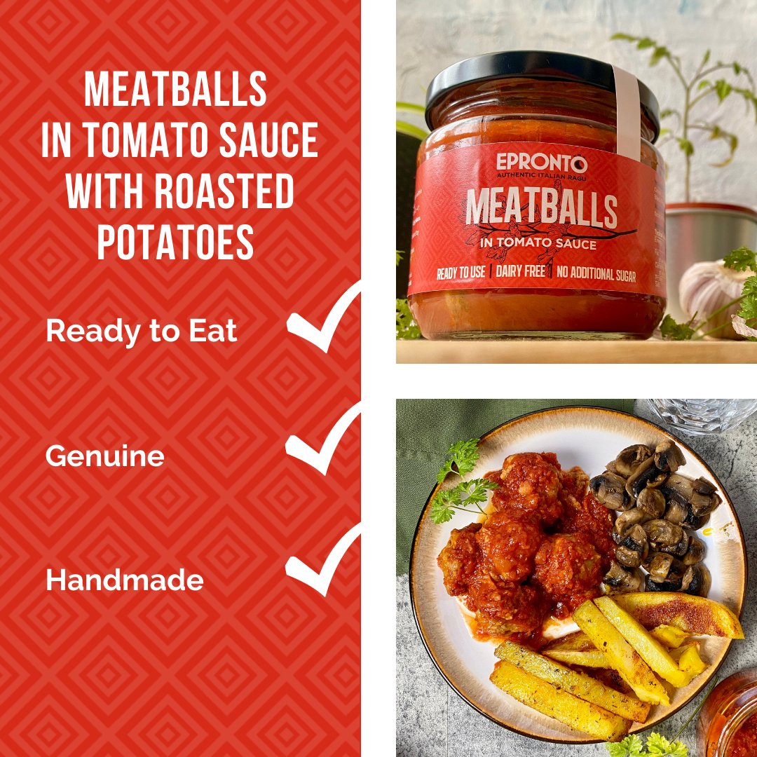 Our genuine and handmade meatballs in tomato sauce will satisfy the hungriest child! 
Quick and healthy solutions for parents

#nocookingrequired #meatballs #convenientfood #meatballs #handmandemeatballs #family #parenthack