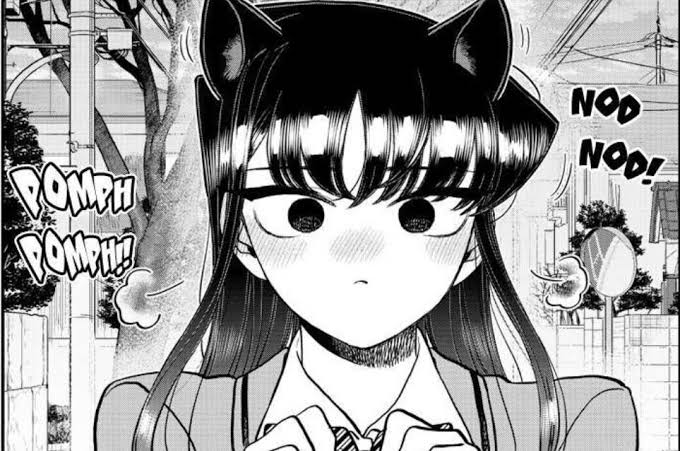 komyushoudesune's tweet photo. ♡

     Oh! Justru yang ini menyapa lebih dulu! Ayo, Shouko! Kamu bisa!

    Shouko bermonolog sendiri dengan sepasang telinga kucing mencuat.

     "....h-hallo..." Astaga, suara milik Shouko kecil sekali?! https://t.co/OSQbg5I7Yc