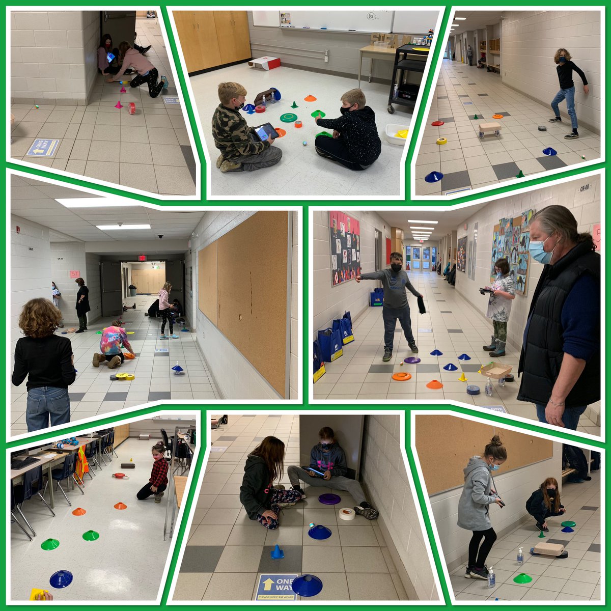edgark87's tweet photo. More makerspace exploring! Fun with spheros! We made obstacle courses and then directed our partners through them en français! #lockespride @Lockes22 @apreston007 https://t.co/I9Mk7nyLJr