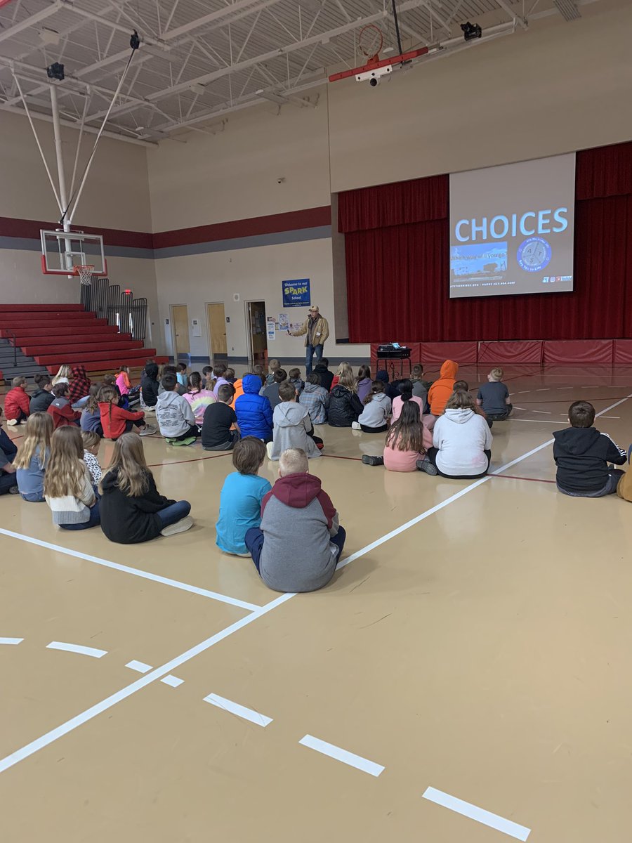 Thanks to ATS the The Bridge for coming to speak to 5th grade about making good choices. We appreciate community partners’ impact on our students! <a href="/ParkView_Knight/">Park View Elementary</a>