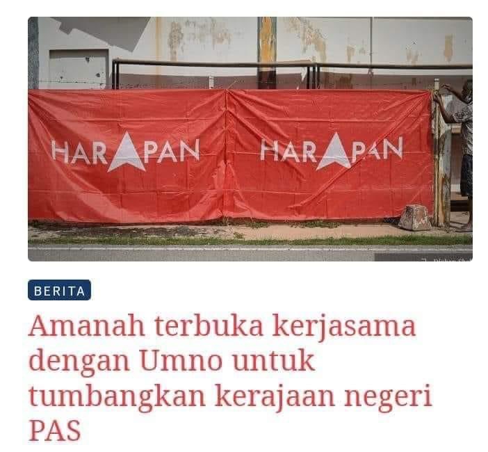 Dulu tinggal PAS sbb kate PAS nk krjsama dgn UMNO.

Sekarang? 🤣🤣🤣