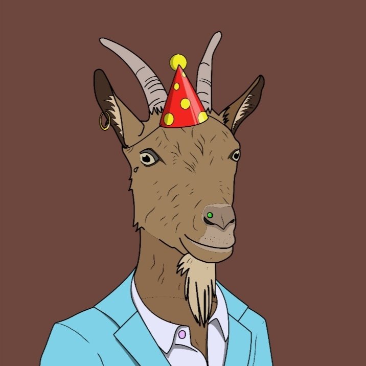 Am I too late to <a href="/adaGOATS/">GOAT Tribe 🐐</a> party? Just got this smart casual goat #GOATtribe #CNFTCommunity #CNFT