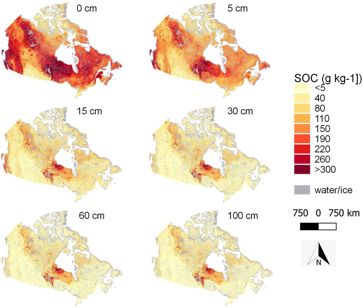 LadiesOfLandsat's tweet photo. .@SotheCamile et al. (2021) employ a 3D machine learning algorithm using data from #Landsat8, #MODIS, #ALOS2 #PALSAR2, #Sentinel1 & others acquired on #GoogleEarthEngine to predict soil organic carbon at multiple depths for Canada. #LoLManuscriptMonday https://t.co/9CWZgyVJgn https://t.co/WkCARuDUUd