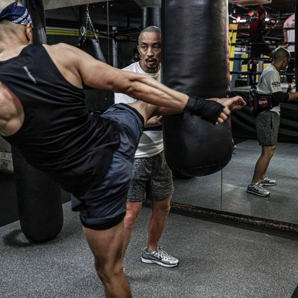 TeamTieu's tweet photo. FOCUS: 'The state or quality of having or producing clear visual definition' #TeamTieu &amp; Combat Coach Matthew Tieu working on making sure, technique's are spot on.
#️⃣
#teamtieuofficial #gymboxofficial #matttieu #teamtieufighter #muaythai #mtgp #training #gym #fighter #nakmuay https://t.co/poFMvoPjDg