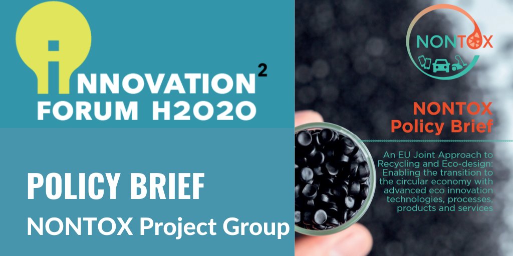 NontoxProject's tweet image. 📢@NontoxProject, @plast2bcleaned, @Circ_Flooring @project_react and creatorproject.eu made 6 recommendations to overcome #plastic #recycling challenges. To know more:

📌join the h2020innovationforum.com event tomorrow;
📌read the #policybrief👉 bit.ly/3o0fEOc