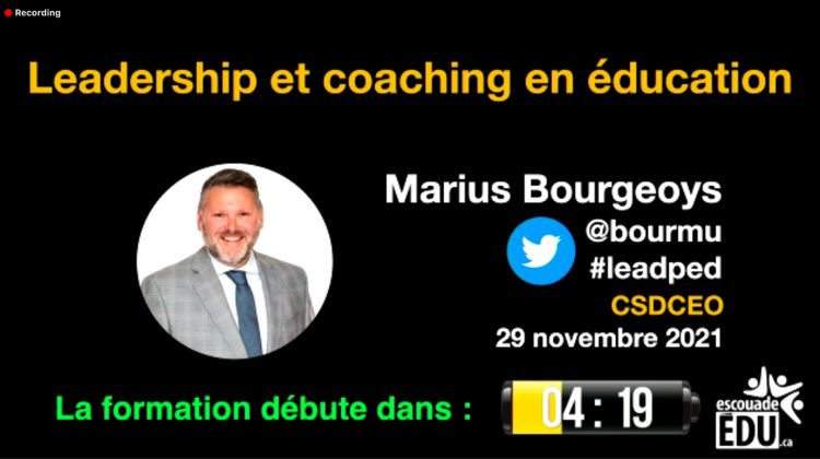 Vraiment contente d’assister à cette formation aujourd’hui avec @Bourmu #toutlemondeestunleader #coaching #lesdership